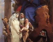 乔瓦尼巴蒂斯塔提埃波罗 - The Virgin Appearing to Dominican Saints